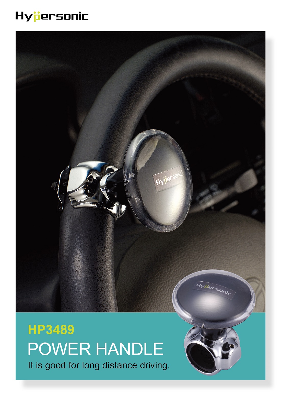 Car Power Handle Steering Wheel Knob Spinner HP3489
