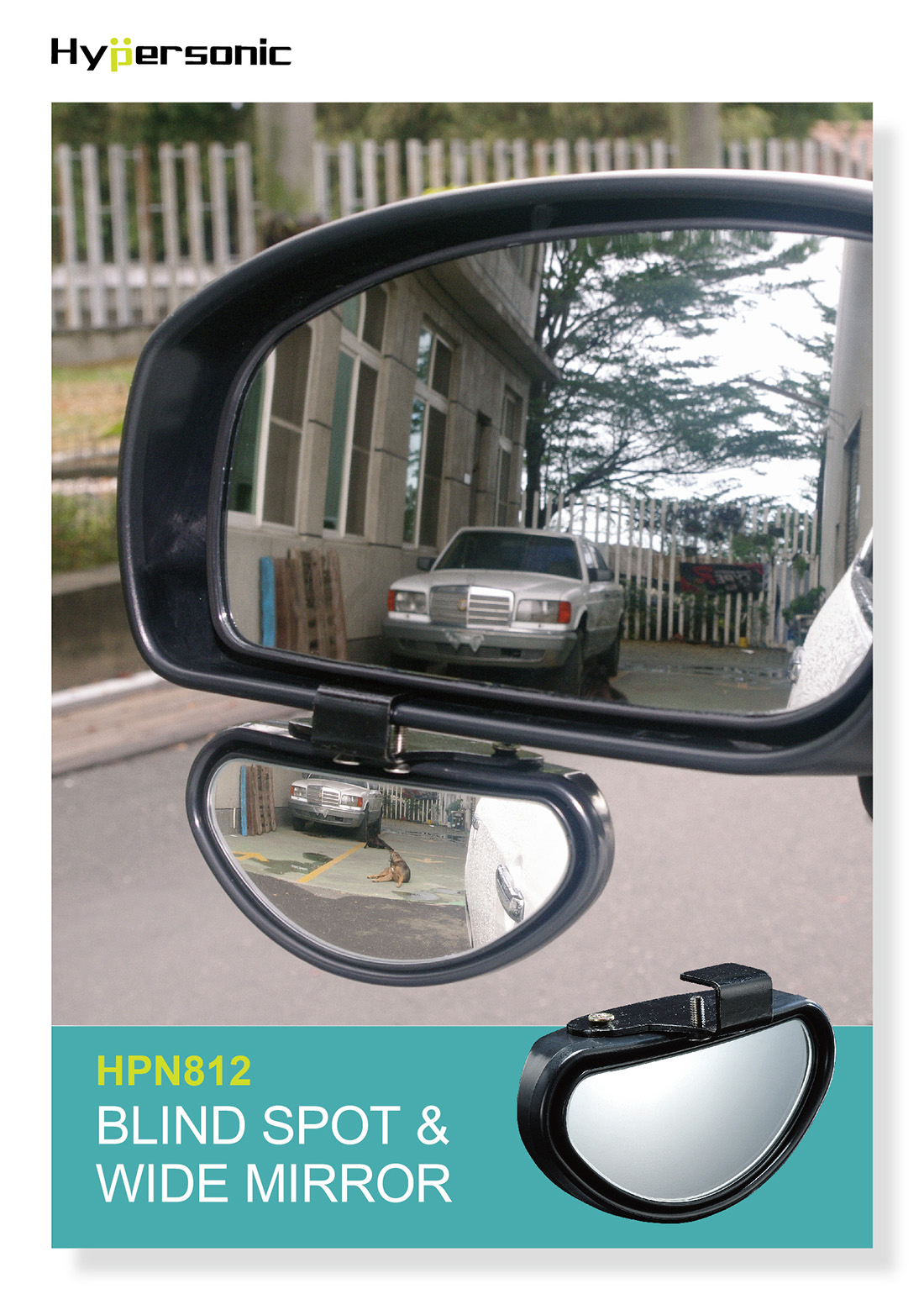 Car Side Wide View Blind Spot Mirror HPN812