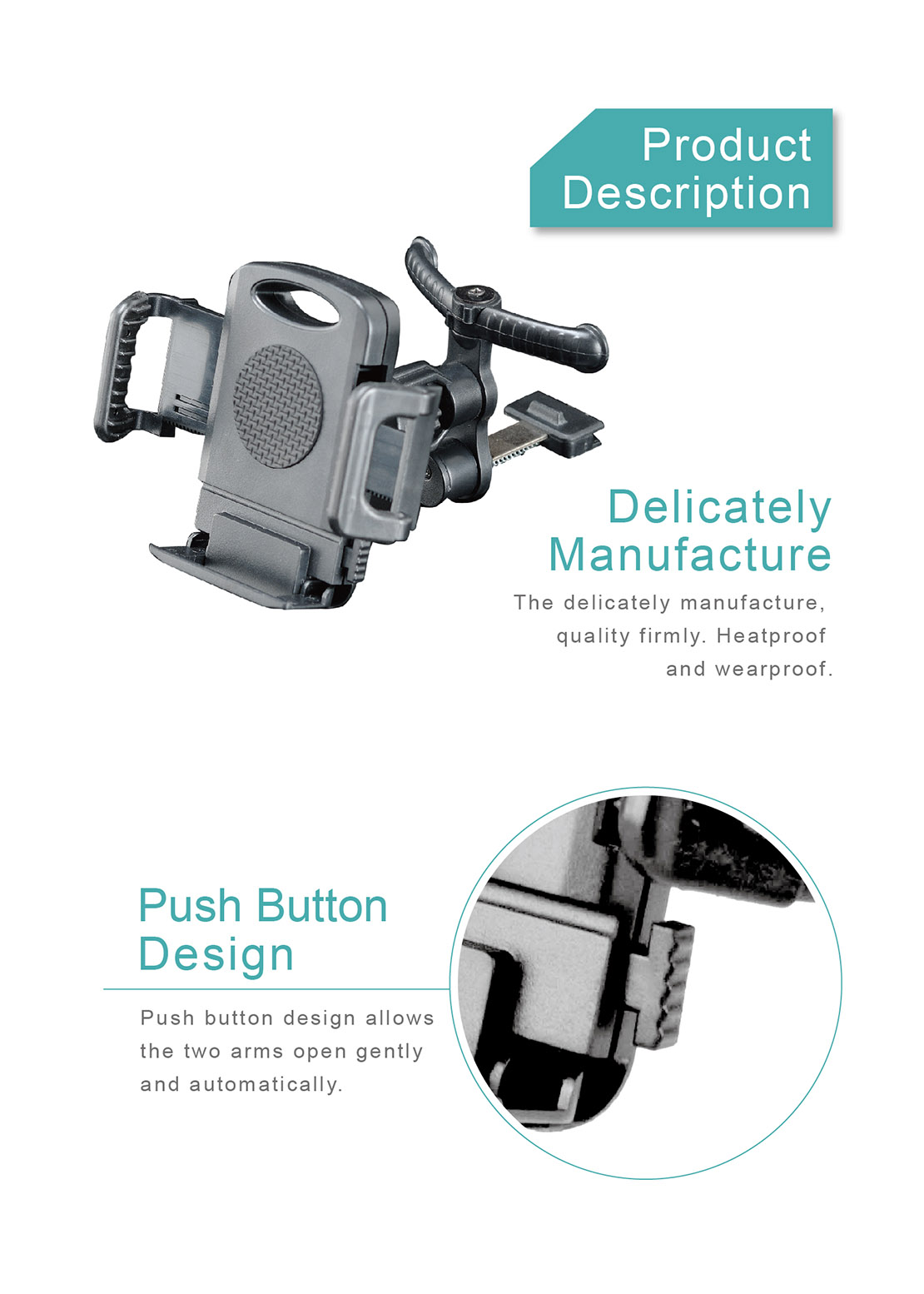 Car Air Vent Cell Phone Holder HPA530