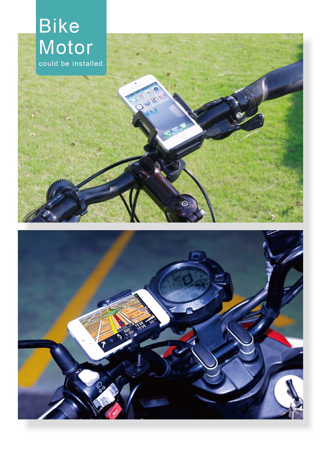 Universal Phone Clip Mount for Bike HPA546