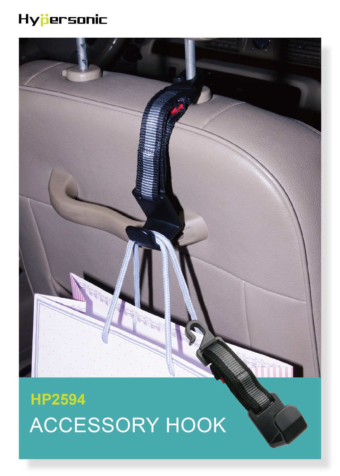 Adjustable Car Headrest Plastic Hooks Hangers HP2594