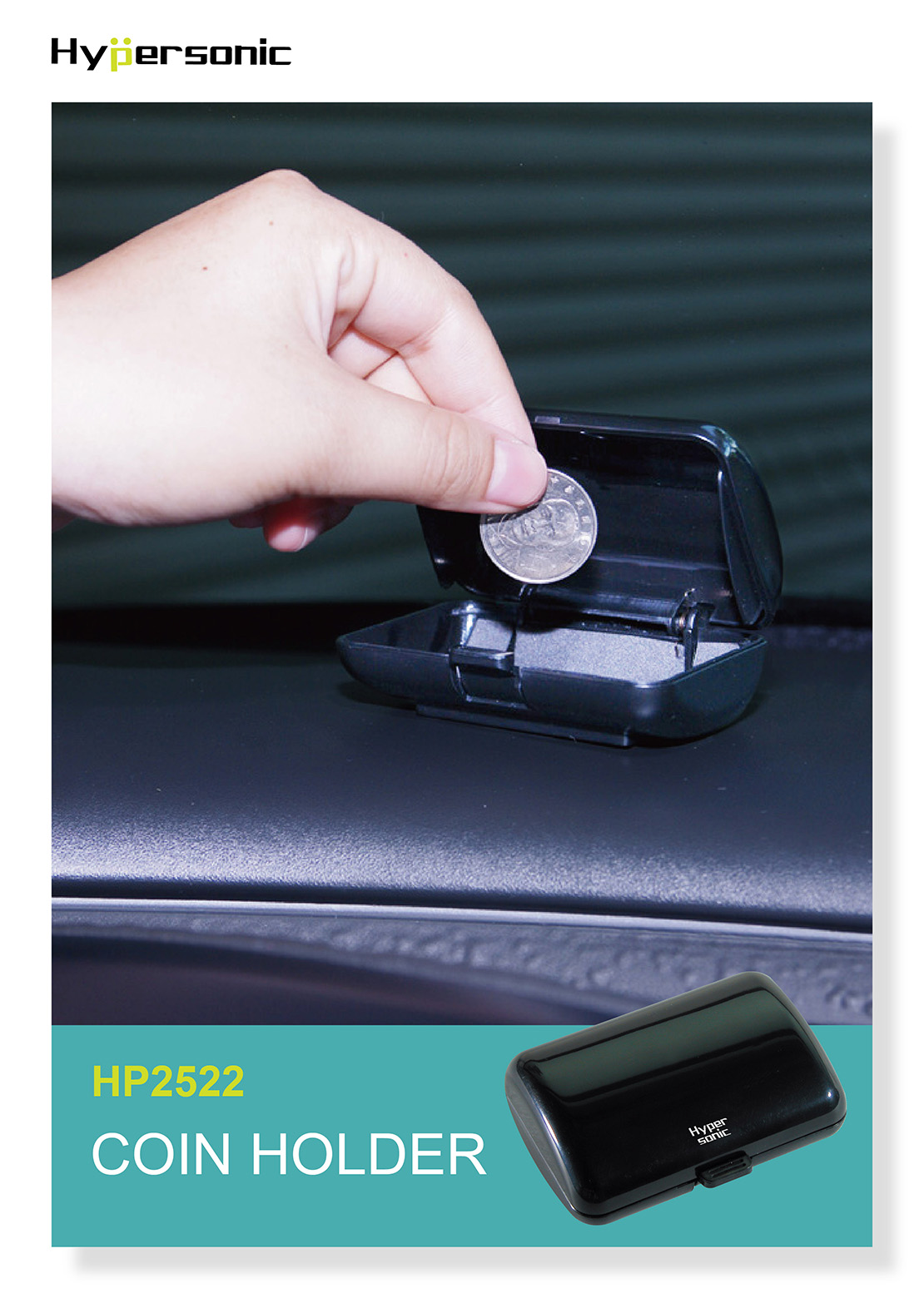 Hypersonic Car Coin Holder HP2522