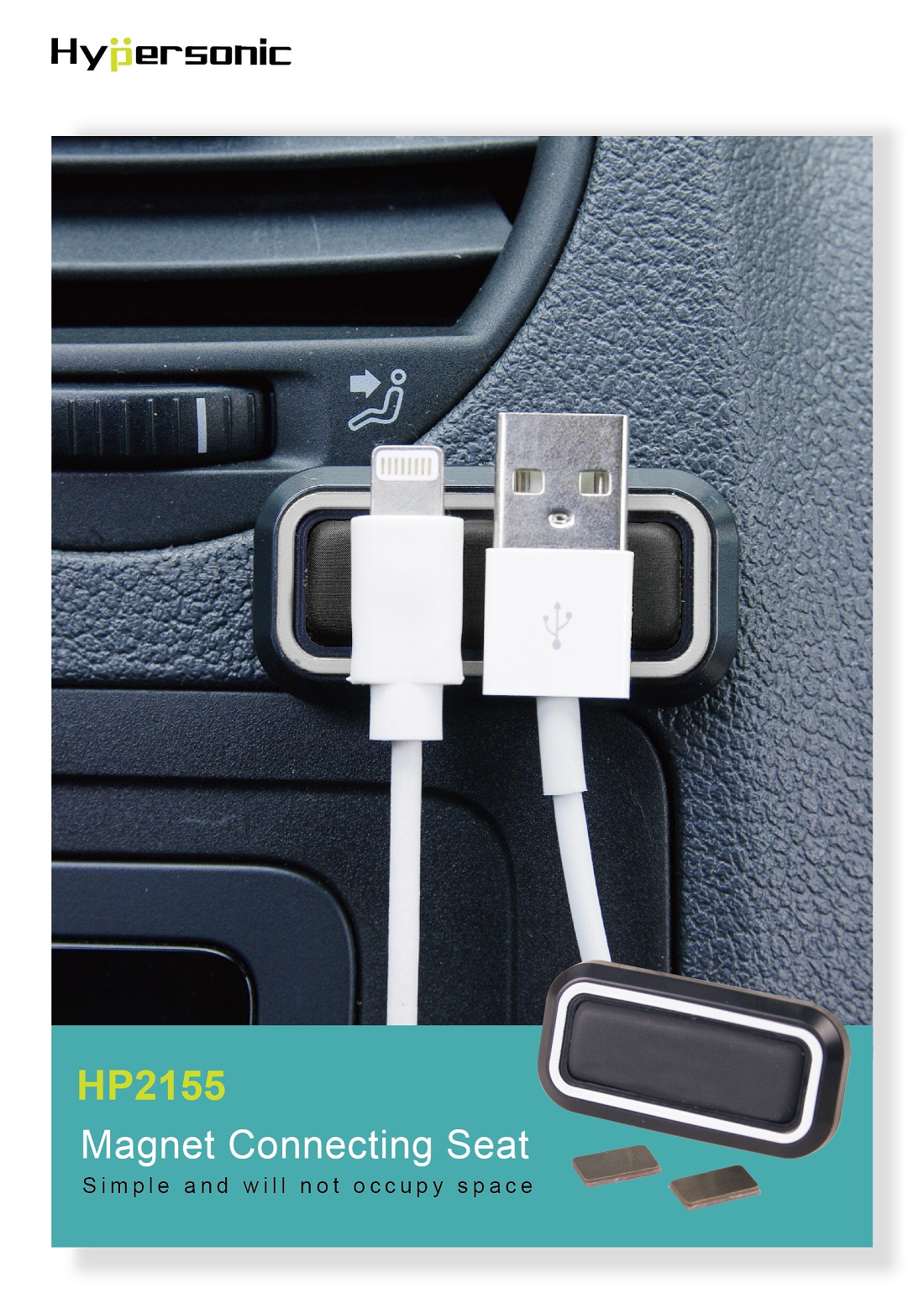 Magnetic Cable Charging Holder HP2155