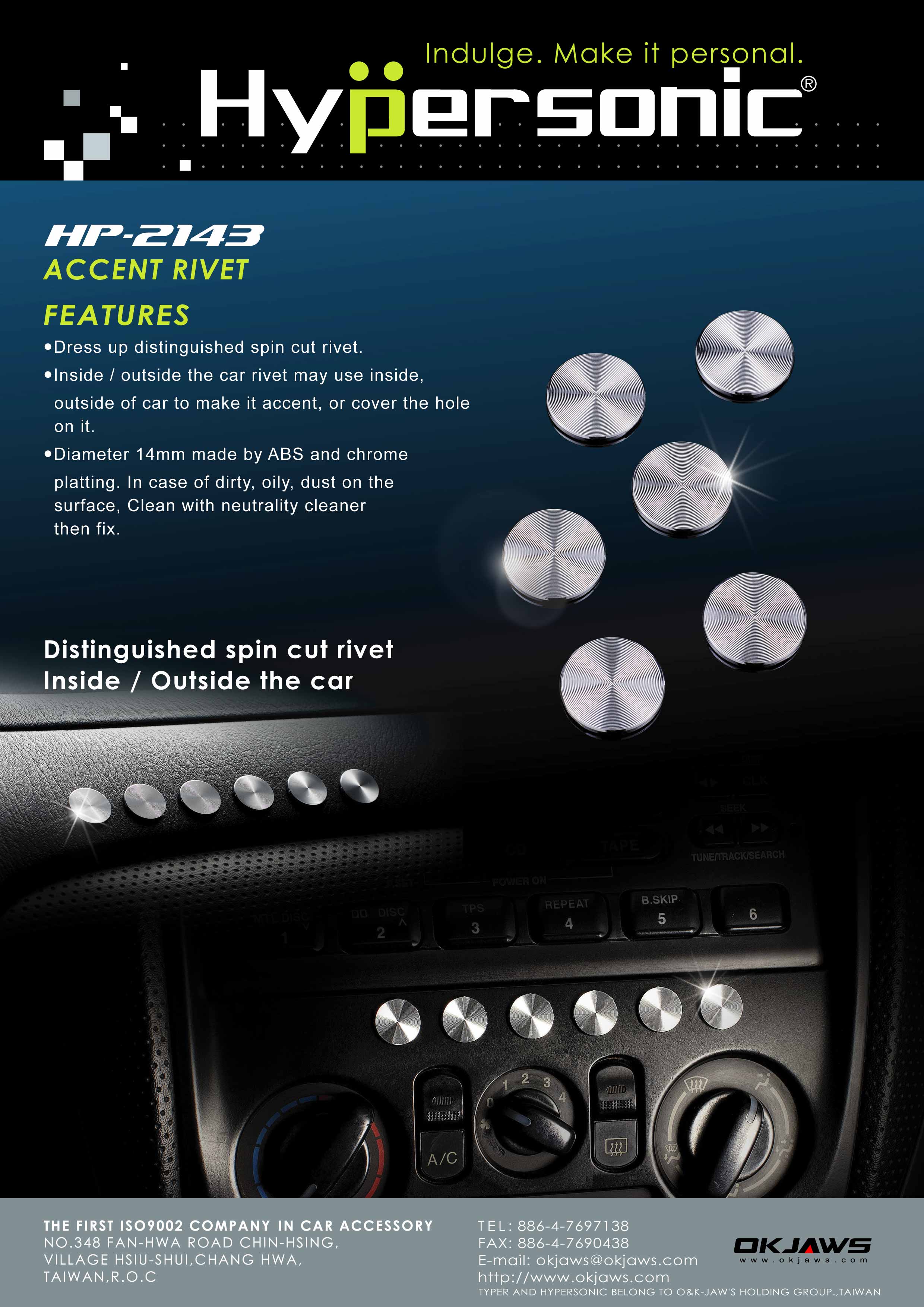 Accent Rivet HP2143