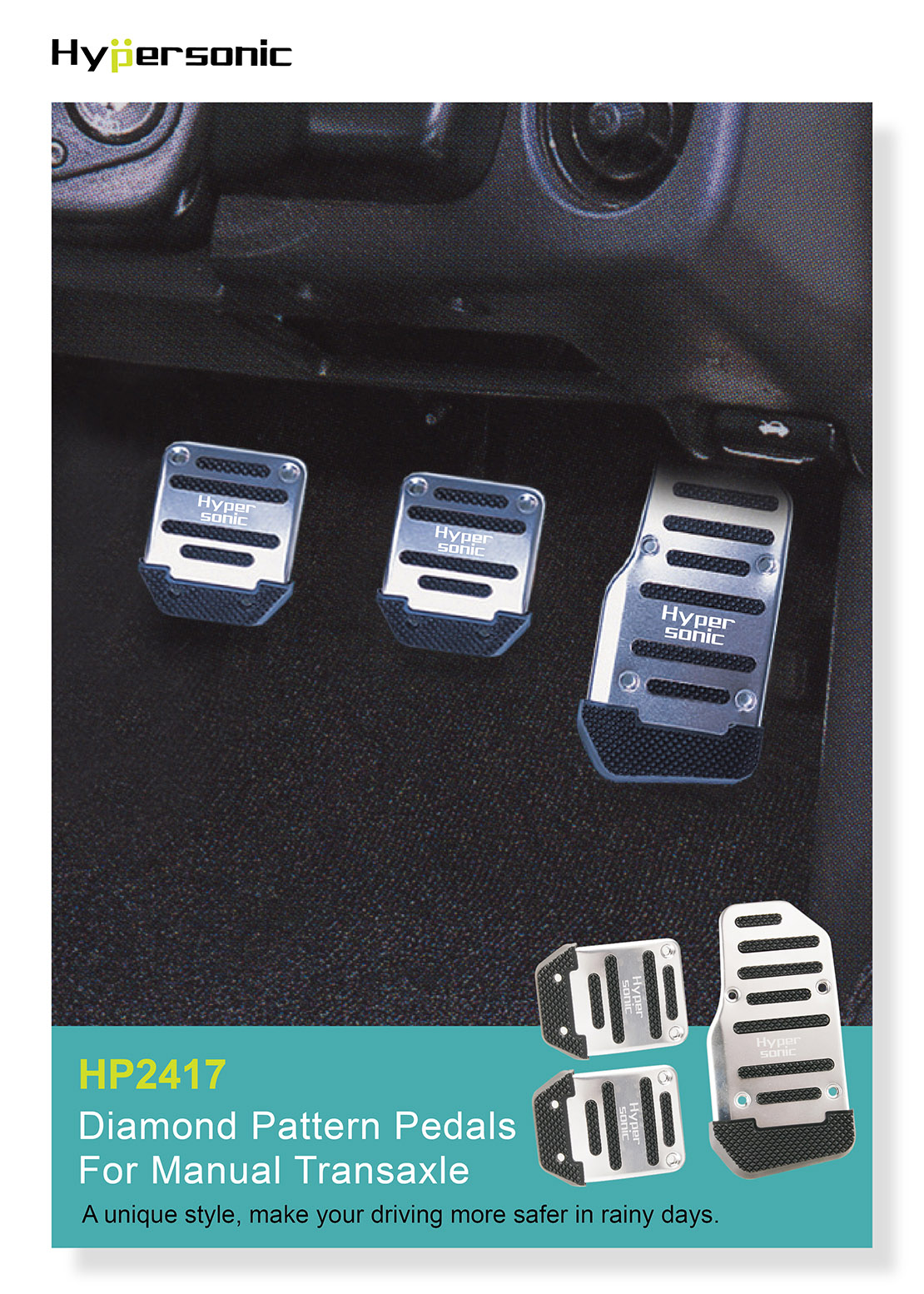 Anti Slip High Quality Auto Car Non Slip Pedal HP2417