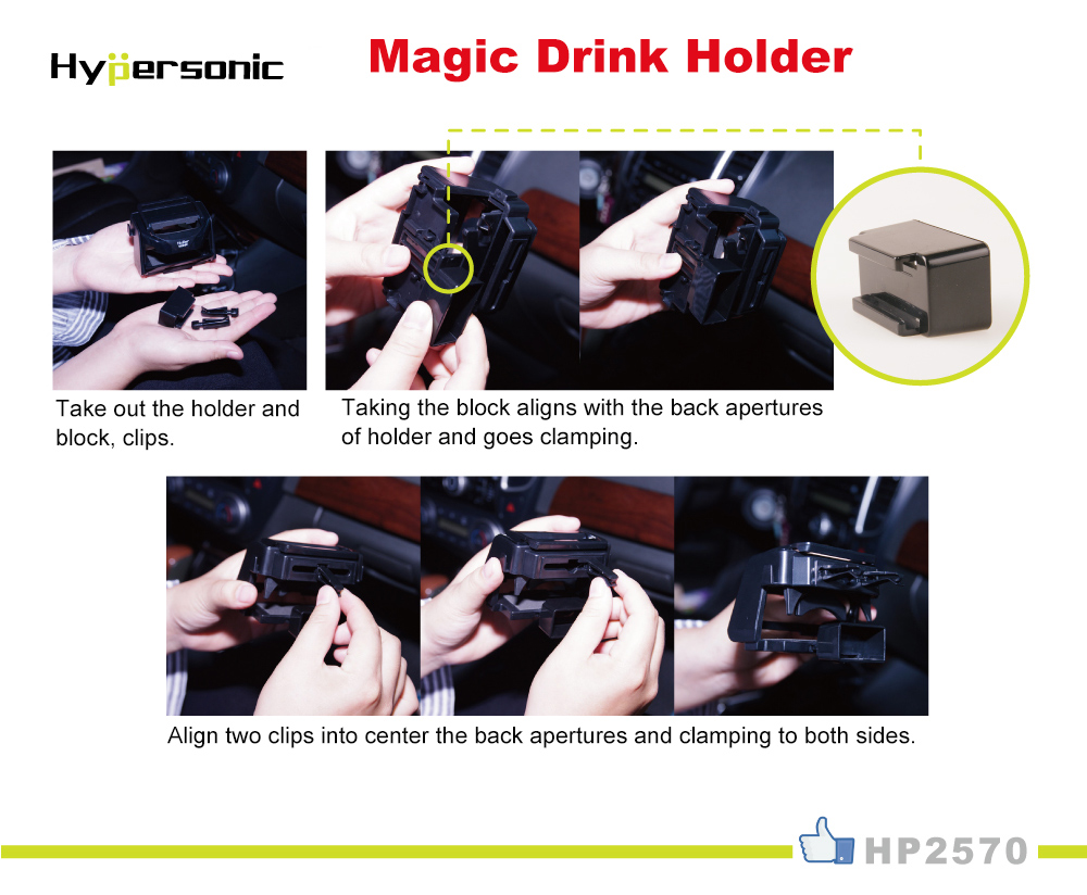 Car Cup Bottle Drink Holder HP2570