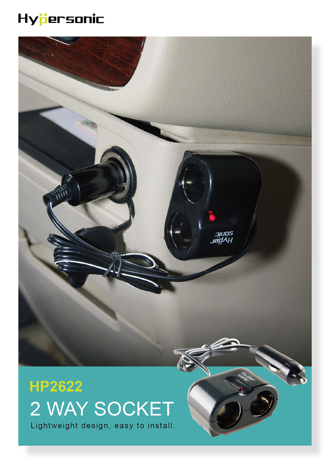 2 Port Car Charger HP2622