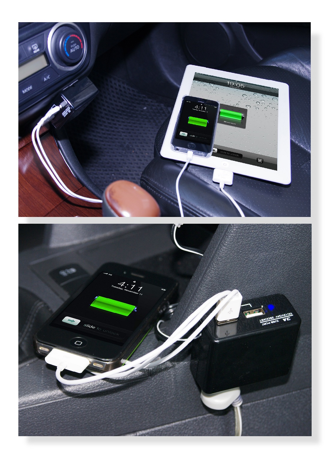 USB Charger Cigarette Lighter for Cars HP2692