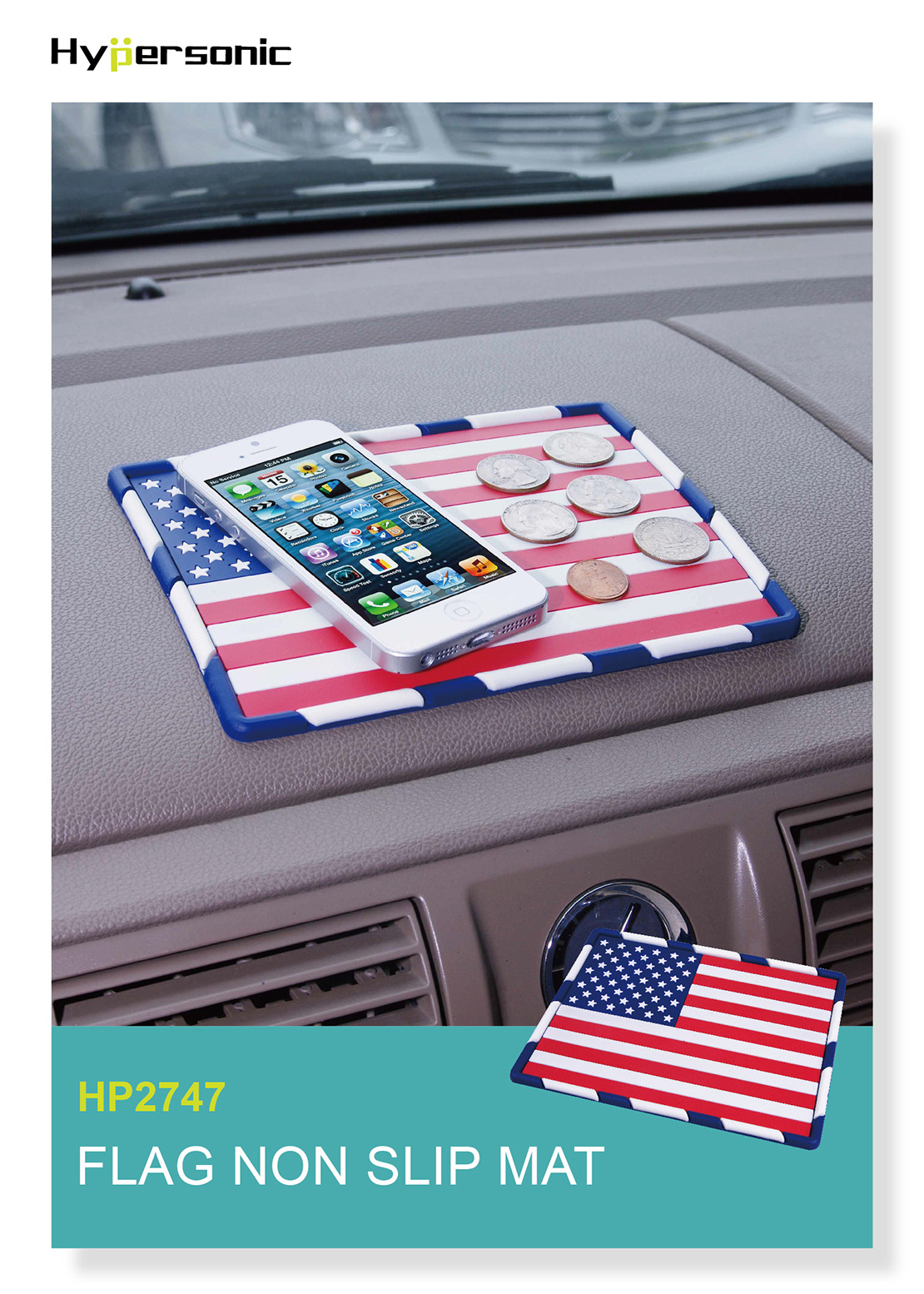 Universal National Flag Car Non Slip Pad HP2747