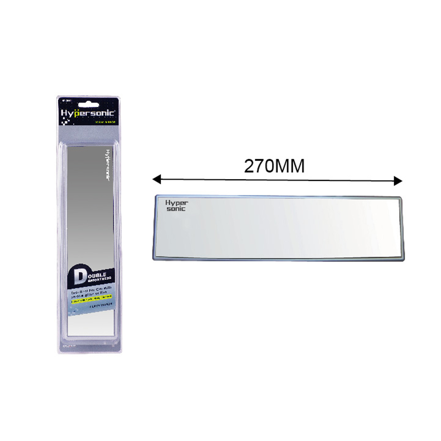 270mm Flat Rear View Mirror HP2819