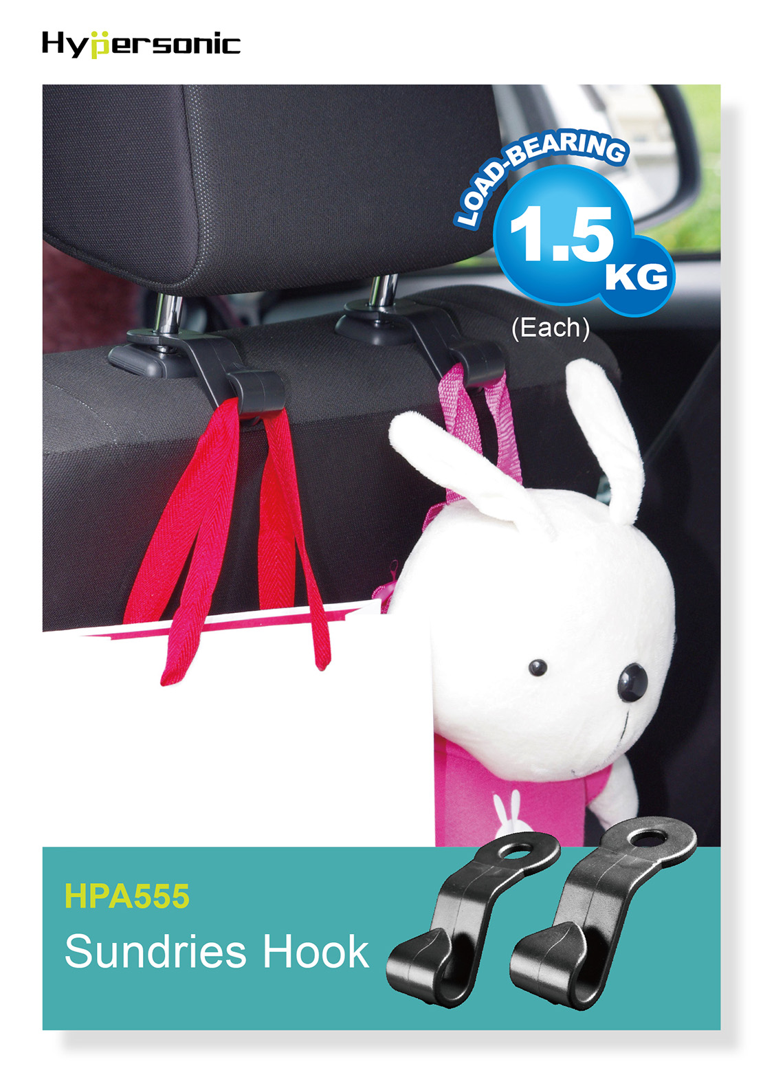 Universal Car Back Seat Hooks Hangers HPA555