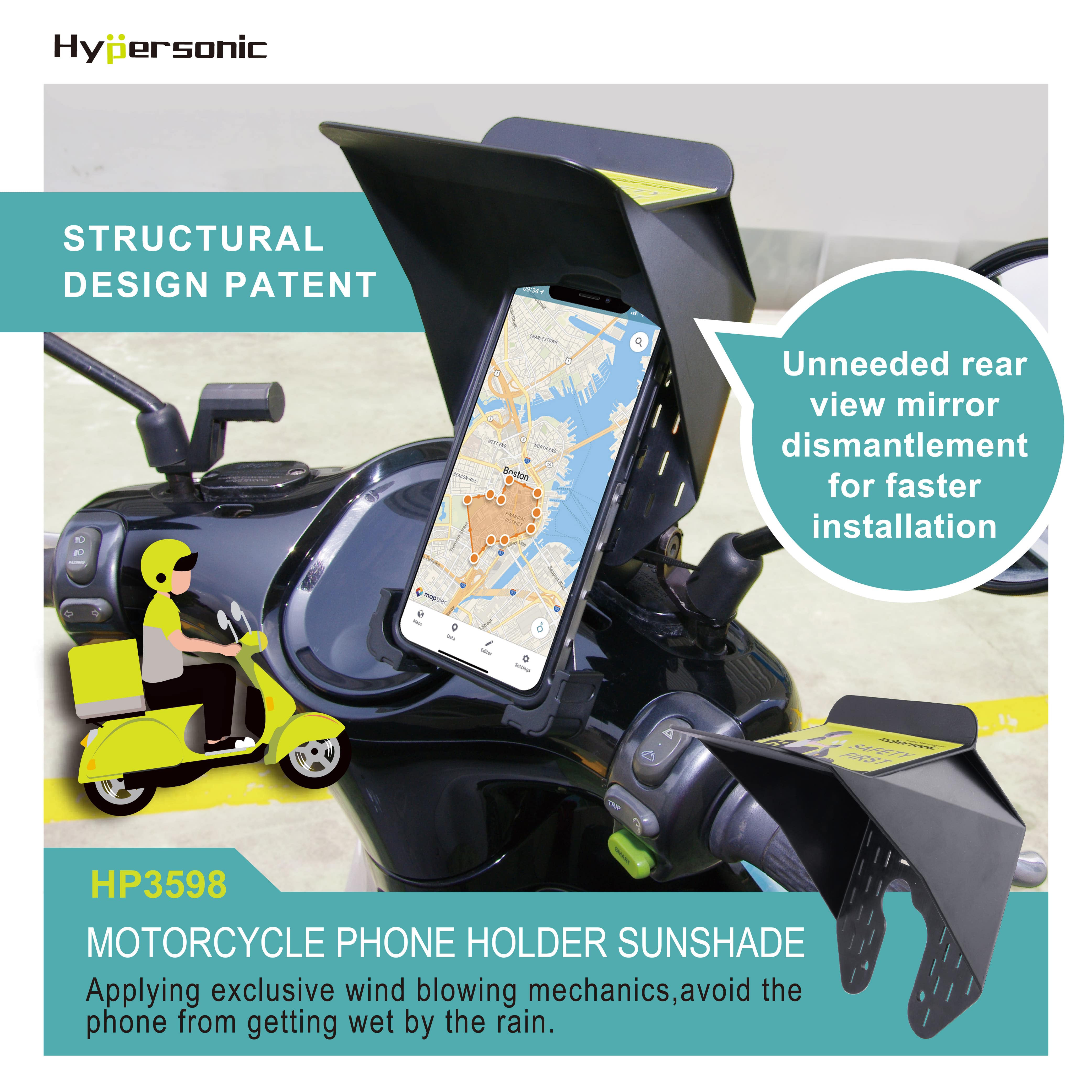 Motorcycle Phone Holder Sunshade HP3598