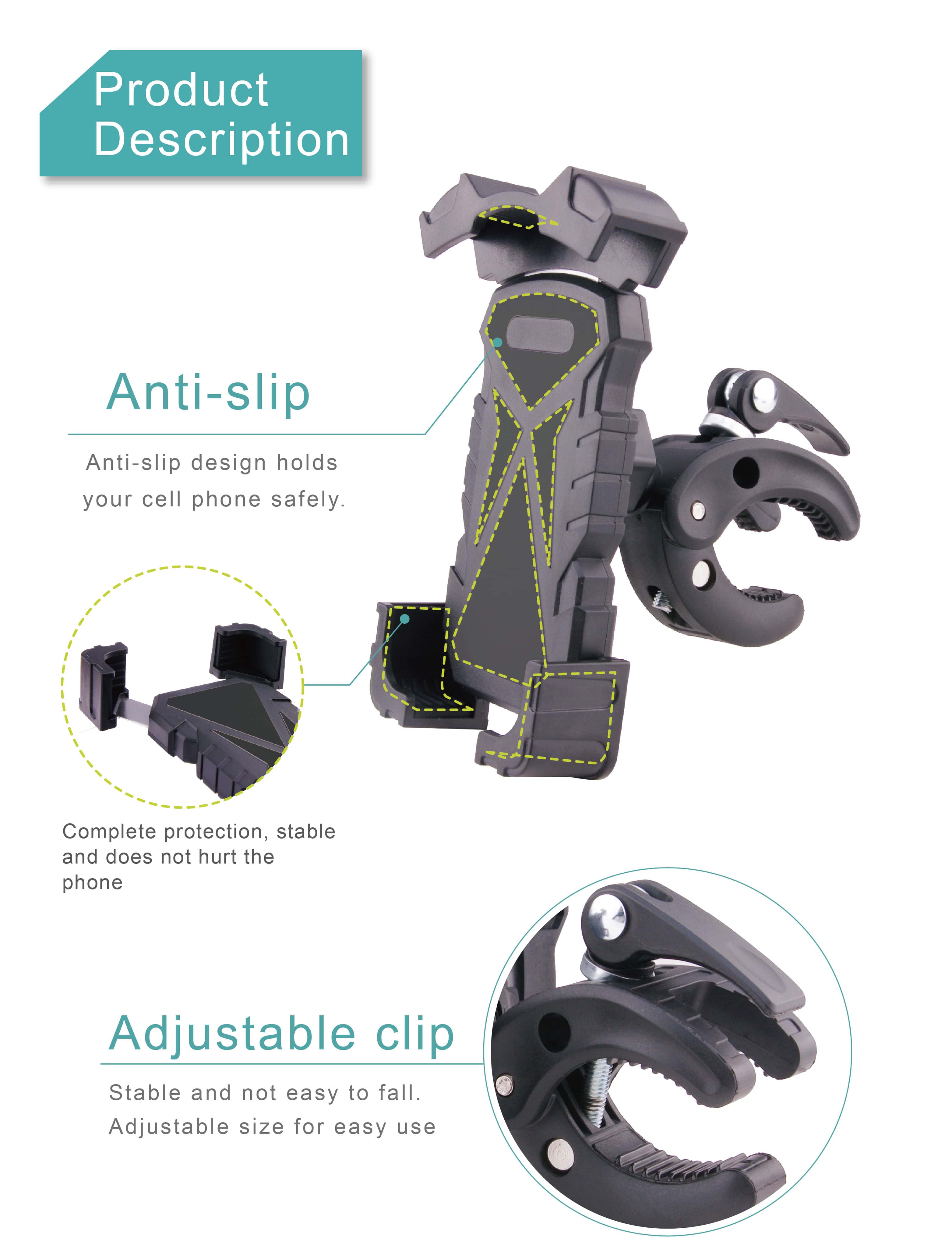 MOTORCYCLE PHONE HOLDER HPA515