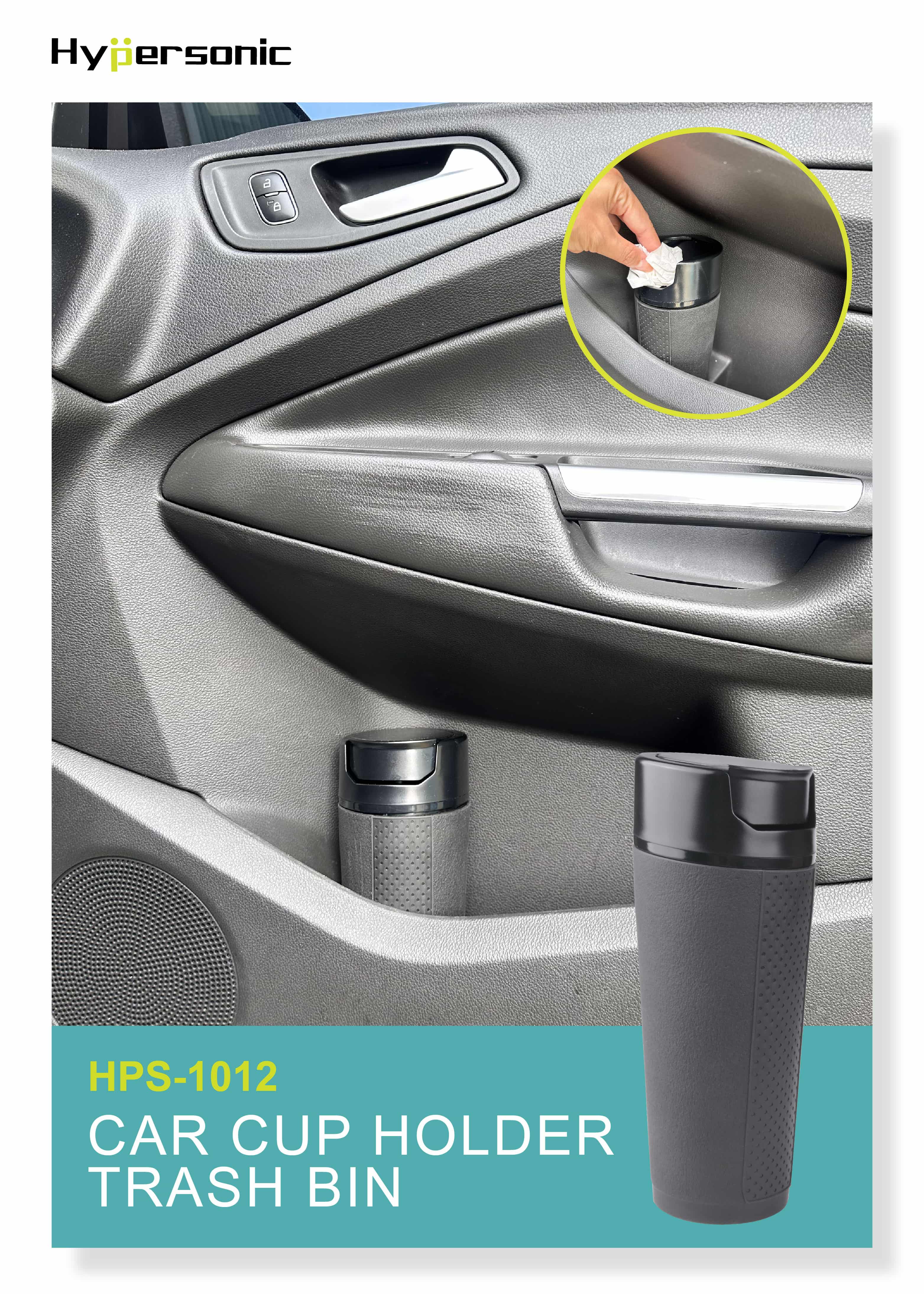 Car Cup Holder Trash Bin HPS-1012