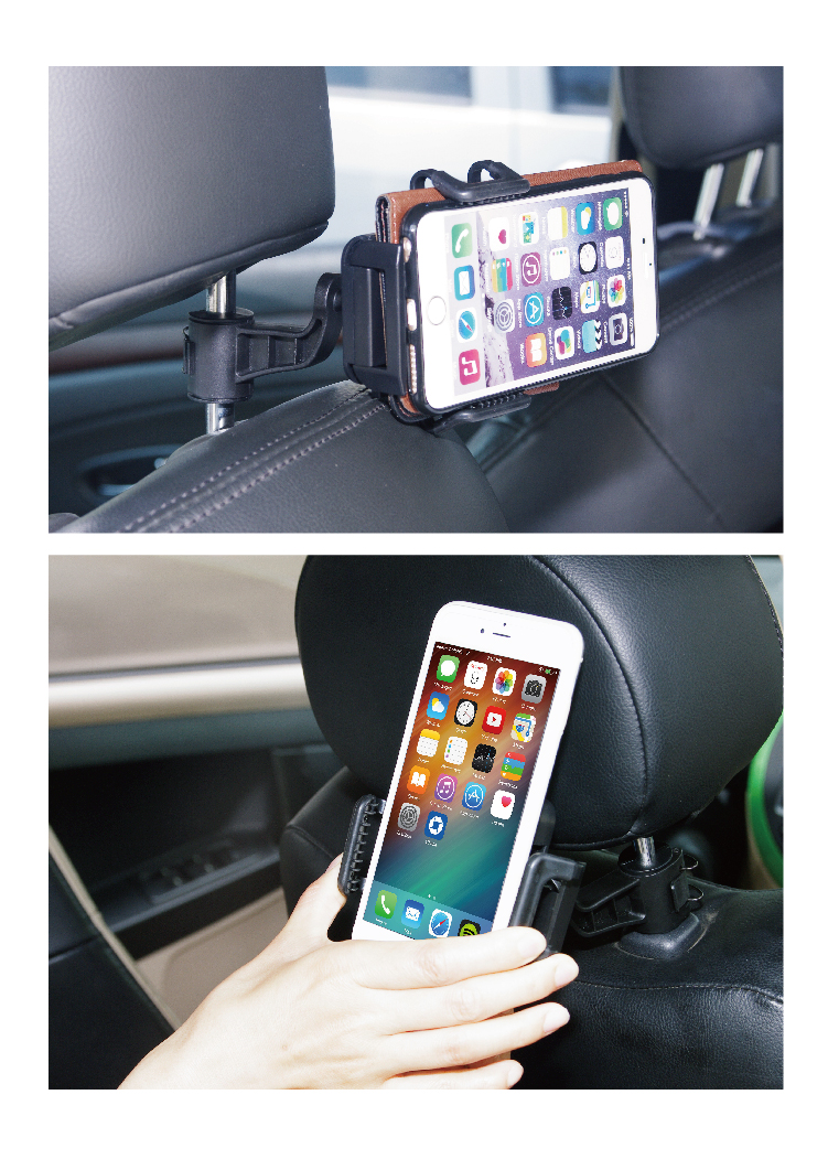 Car Back Seat Headrest Phone Mount Holder HPA594