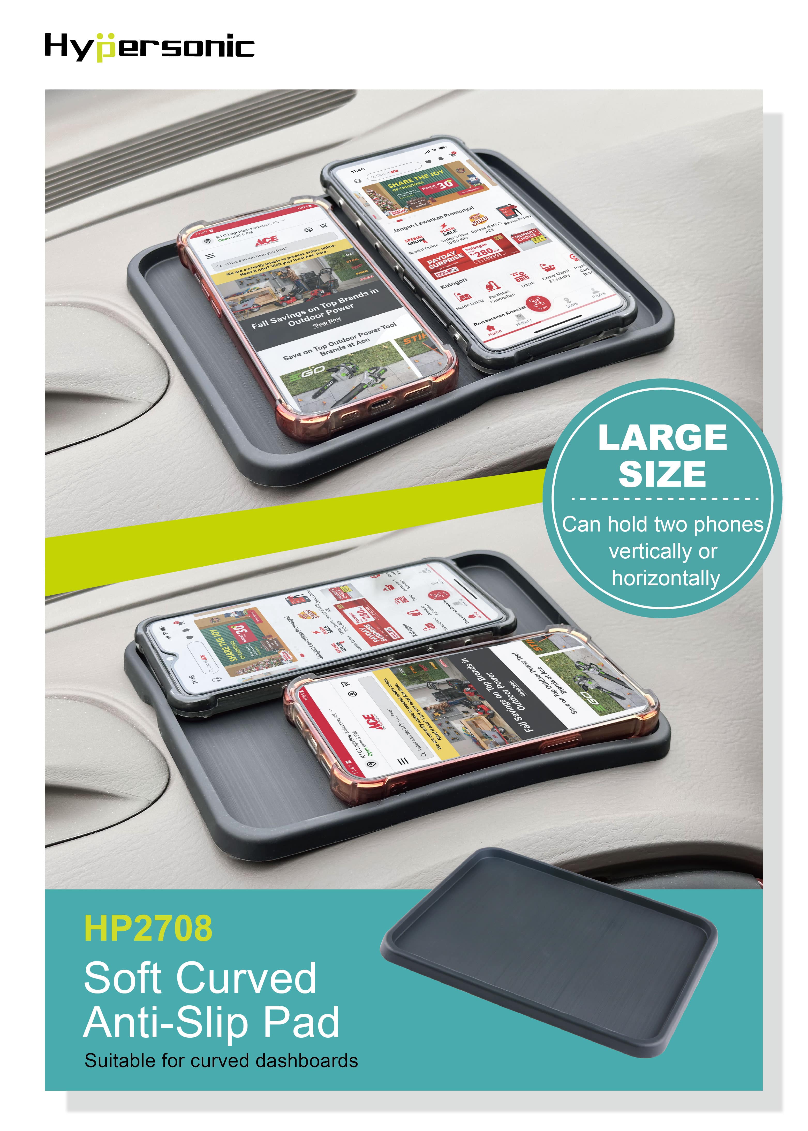 Soft Curved Anti-Slip Pad HP2708