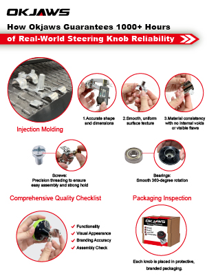 How Okjaws Keep Steering Wheel Knob Quality